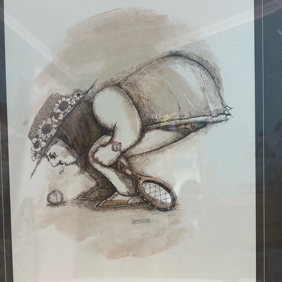 Tennis Art Print by Patterson/ vintage - Picture 4 of 4